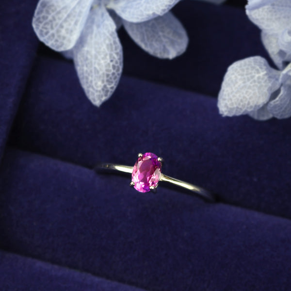 Natural Stone Sterling Silver Ring Spiritual Protection Healing Meditation Crystal Gift for Mom