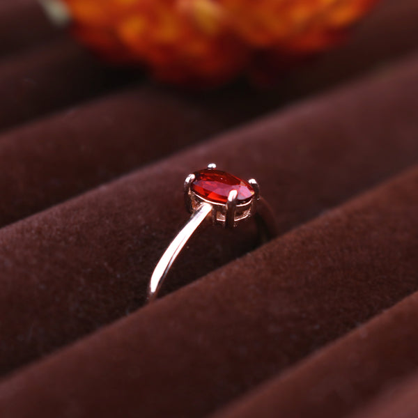 Natural Stone Sterling Silver Ring Spiritual Protection Healing Meditation Crystal Gift for Mom