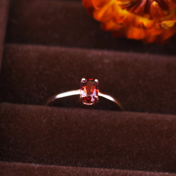 Natural Stone Sterling Silver Ring Spiritual Protection Healing Meditation Crystal Gift for Mom