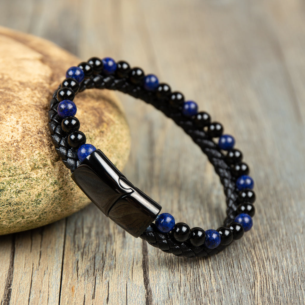 Lava Rock Black Obsidian 8mm Bracelet – Sunshine Daydream