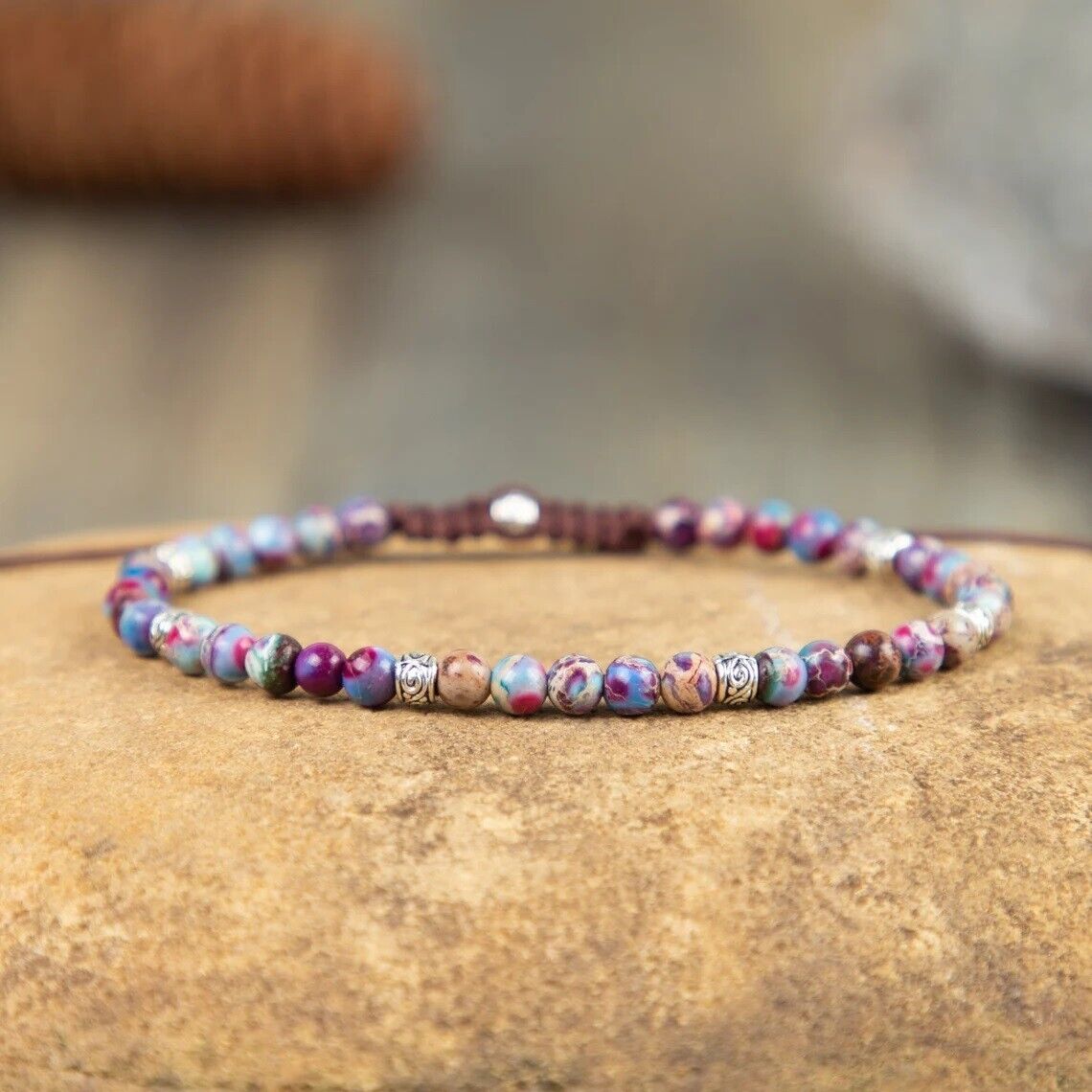 Natural Stone Healing Meditation Balance Bracelet