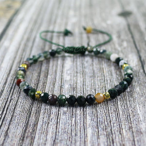 Natural India Agate Dainty Bracelet