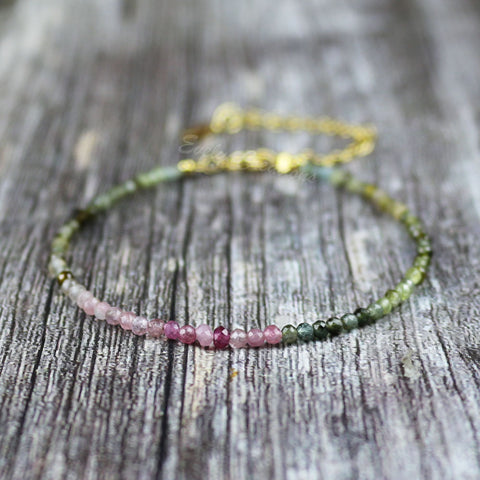 Rainbow Tourmaline Bracelet