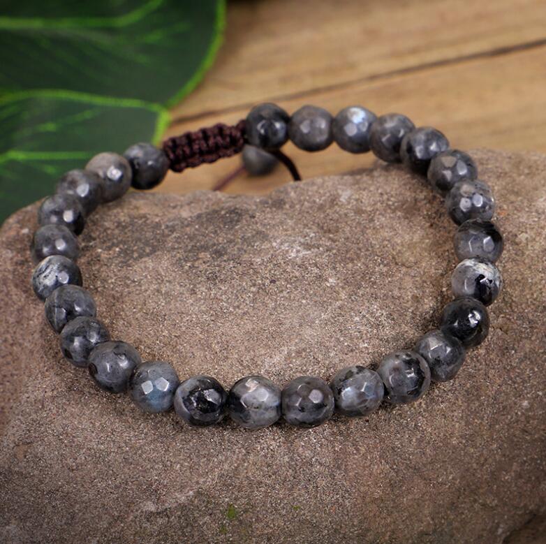 black moonstone bracelet by bwoomvela - Pearl bracelets - Afrikrea