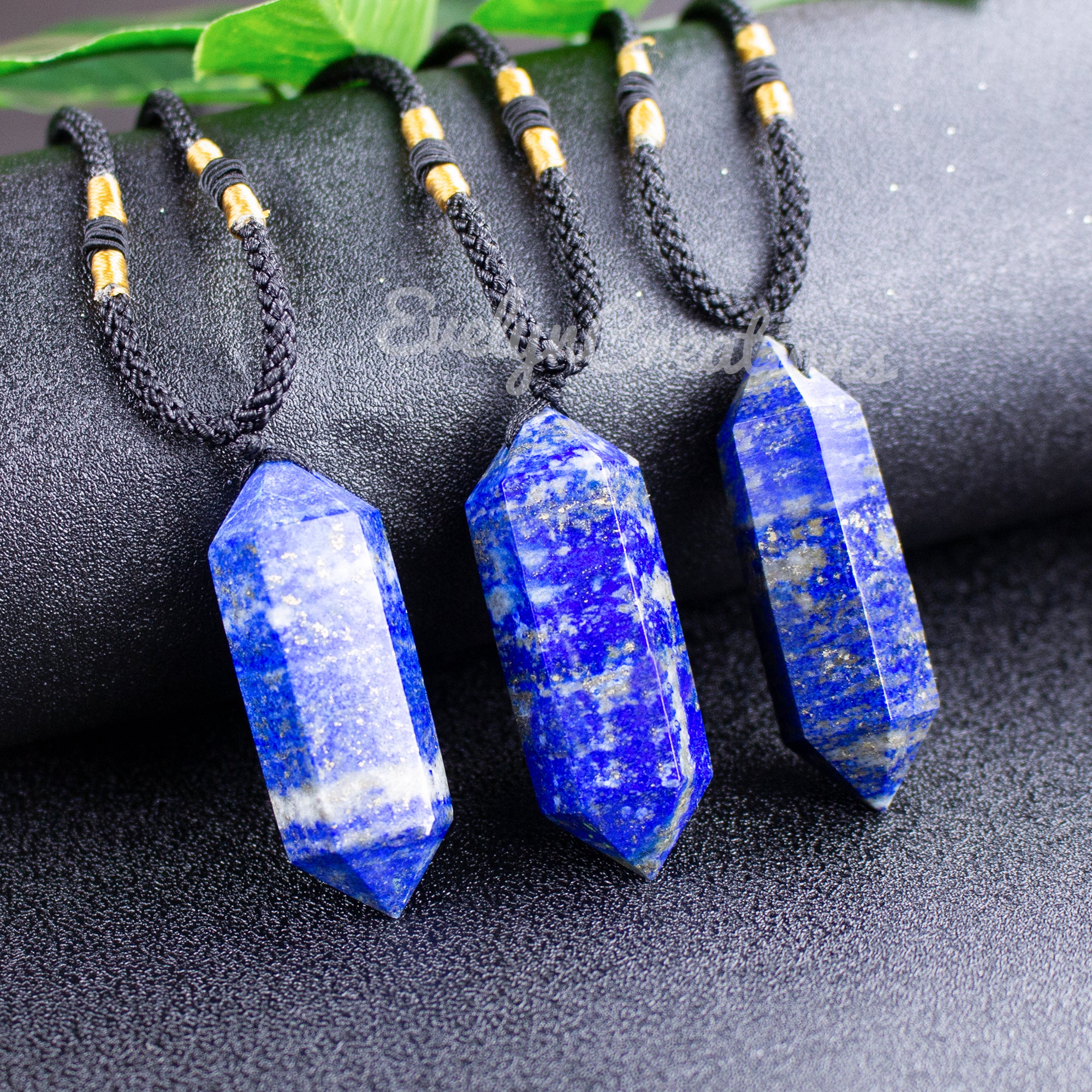 Natural Stone Lapis Lazuli Pendant Necklace