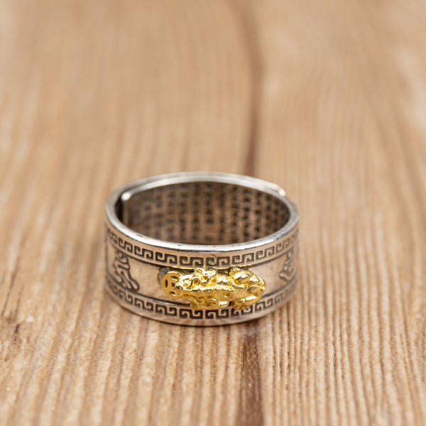 Feng Shui Pi Xiu Mani Mantra Ring Gift