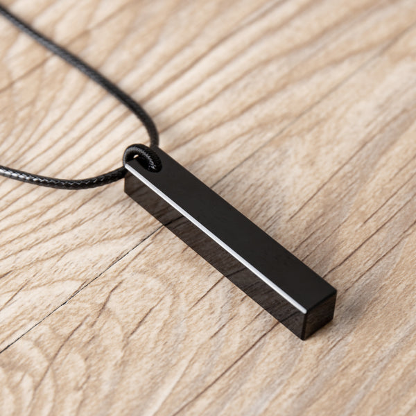 Natural Black Obsidian Positive Vibes Energy Protection Necklace Gift