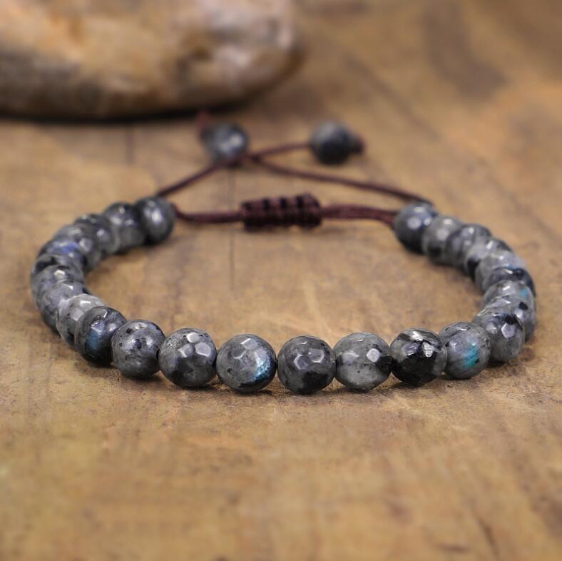 Black Moonstone Strength Bracelet