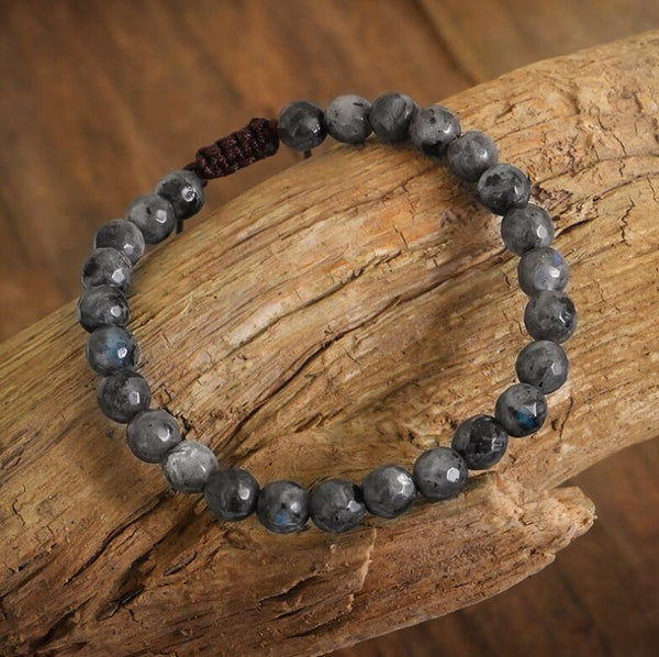 Black Moonstone Strength Bracelet