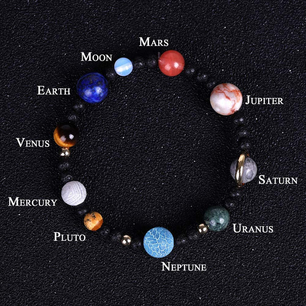 Solar System Galaxy Planets Bracelet