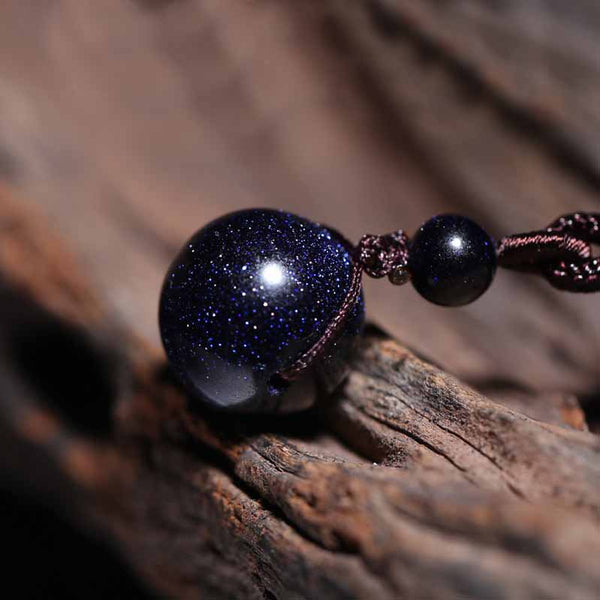 Blue Goldstone Necklace