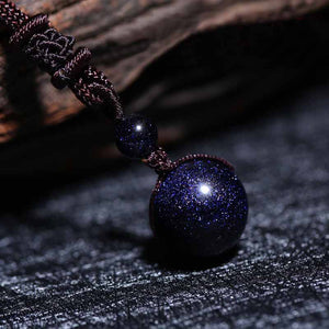 Blue Goldstone Necklace