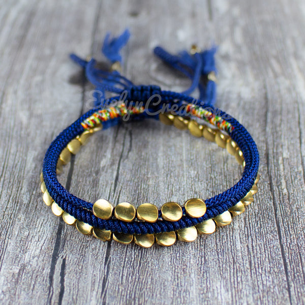 3PCS Tibetan Copper Bracelet Wealth and Prosperity Abundance Money Bracelet