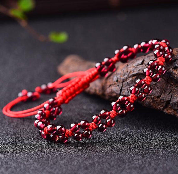 Natural Garnet Bracelet