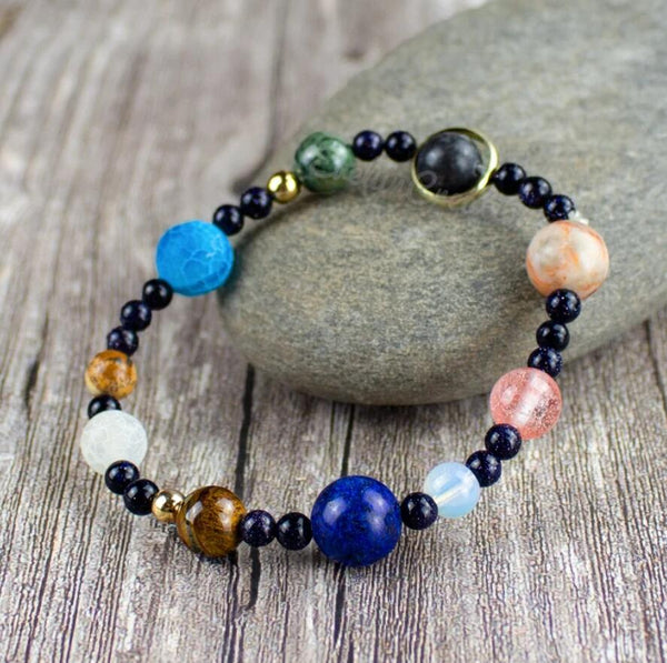 Solar System Galaxy Planets Bracelet