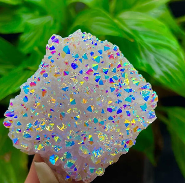 Angel Aura Quartz Cluster Healing Crystals and Stones