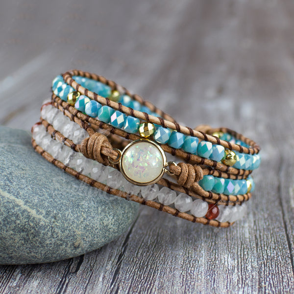Natural Stone Healing Crystal Bracelet