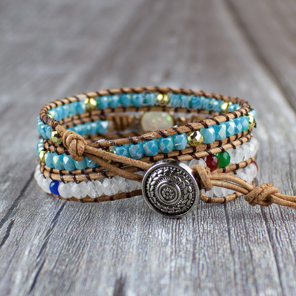 Natural Stone Healing Crystal Bracelet