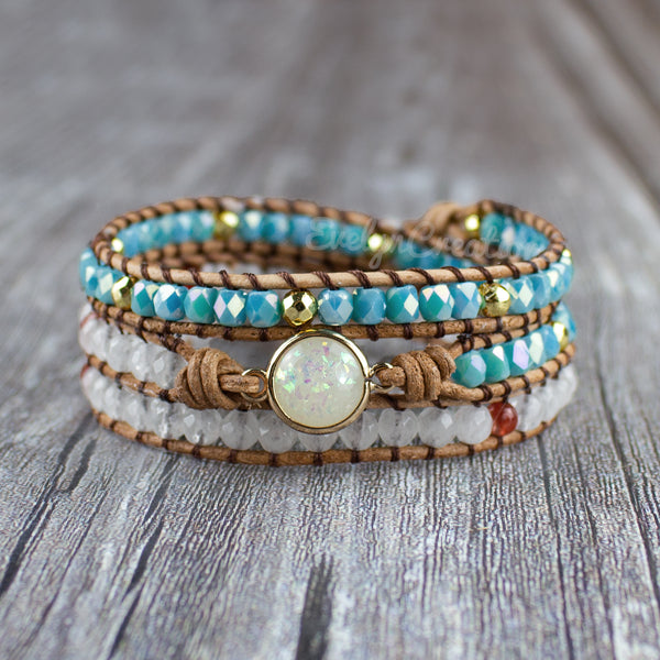 Natural Stone Healing Crystal Bracelet