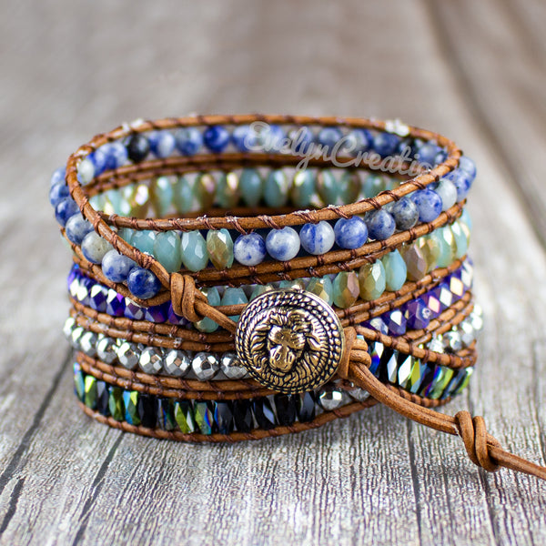Natural Lapis Lazuli Stone Bracelet