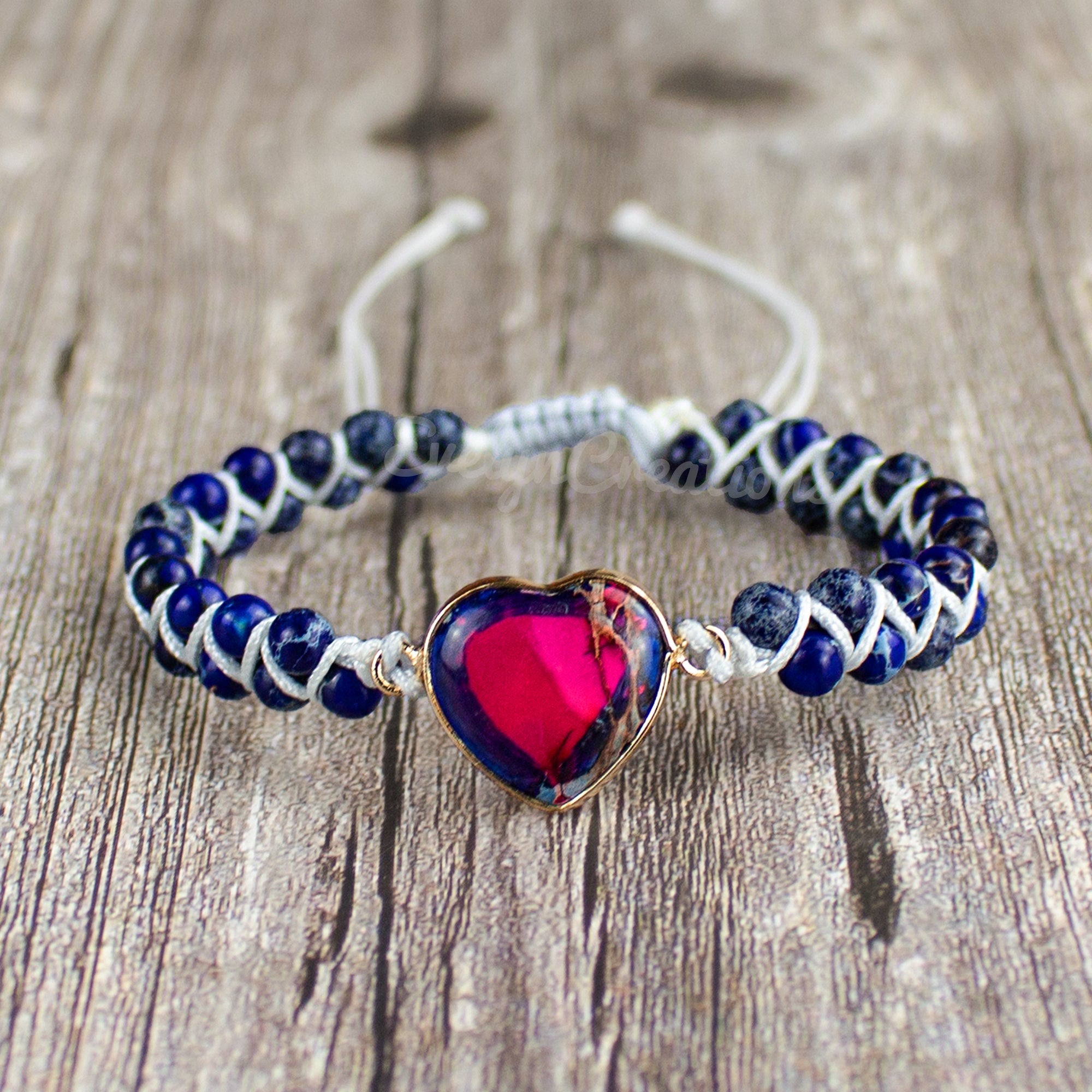 Natural Blue Sodalite Healing Stone Bracelet