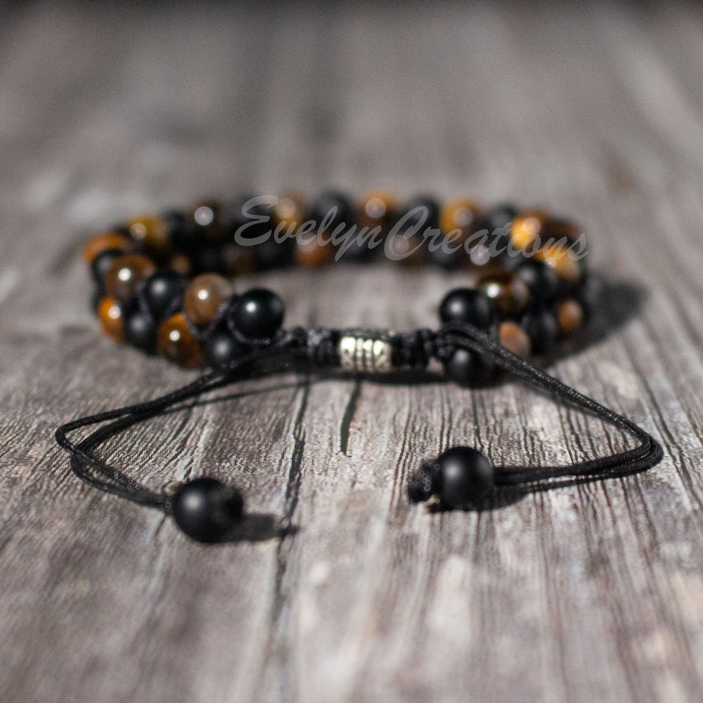 Amazon.com: Black Onyx Protection Bracelet, Healing Crystal Black Onyx  Bracelet for Men Women Anti anxiety, Bring Good Luck Money Prosperity  Handmade Gemstone Chakra Positive Energy Beaded Protection Bracelets:  Clothing, Shoes & Jewelry