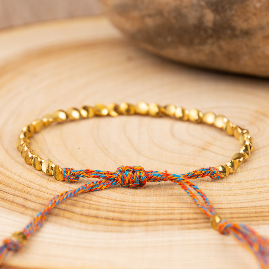 Amazon.com: Tibetan copper beads bracelet for men and women, buddhist good  luck bracelet,Used to prevent arthritis : Health & Household