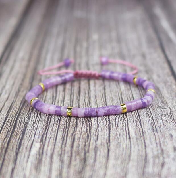 Lepidolite Dainty Bracelet