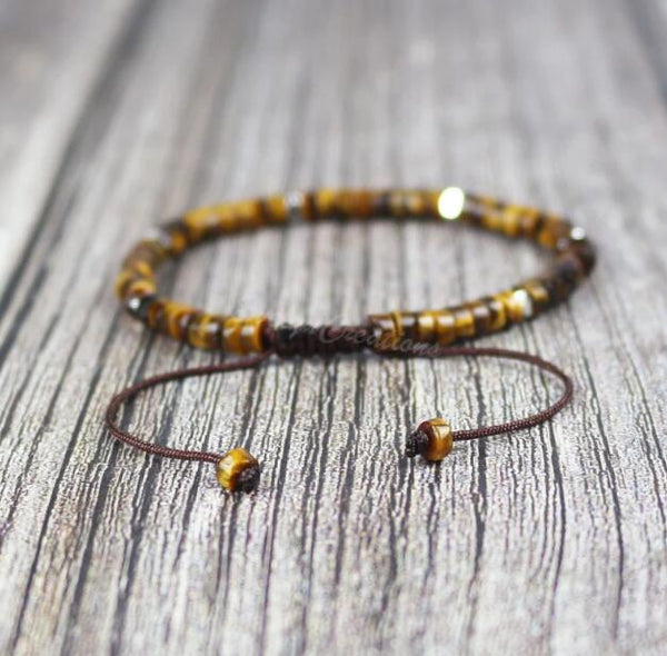 Tigers Eye Dainty Bracelet