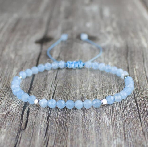 Aquamarine Dainty Healing Bracelet