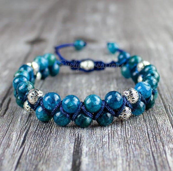 Natural Apatite Stone Healing Bracelet