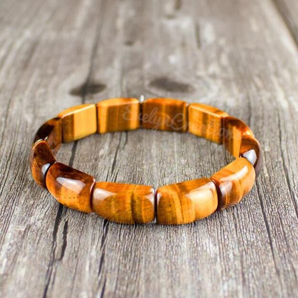 Natural Tiger Eye Gemstone Bracelet