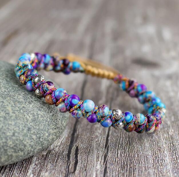 Galaxy Sea Sediment Bracelet