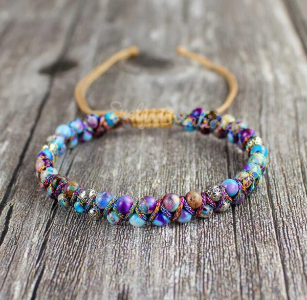 Galaxy Sea Sediment Bracelet