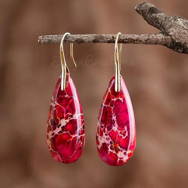 Red Sea Sediment Teardrop Earrings