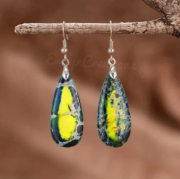 Galaxy Sea Sediment Meditation Healing Earrings