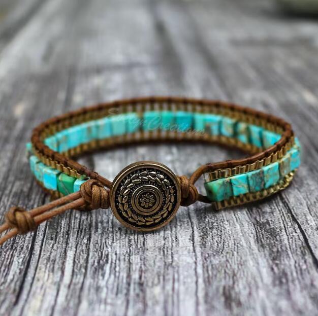 Natural Turquoise Emotional Healing Gemstone Bracelet