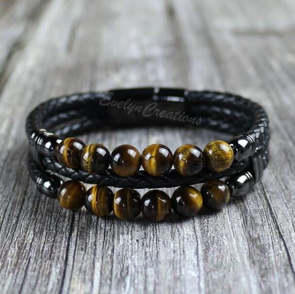 Men's Tiger's Eye Bracelet