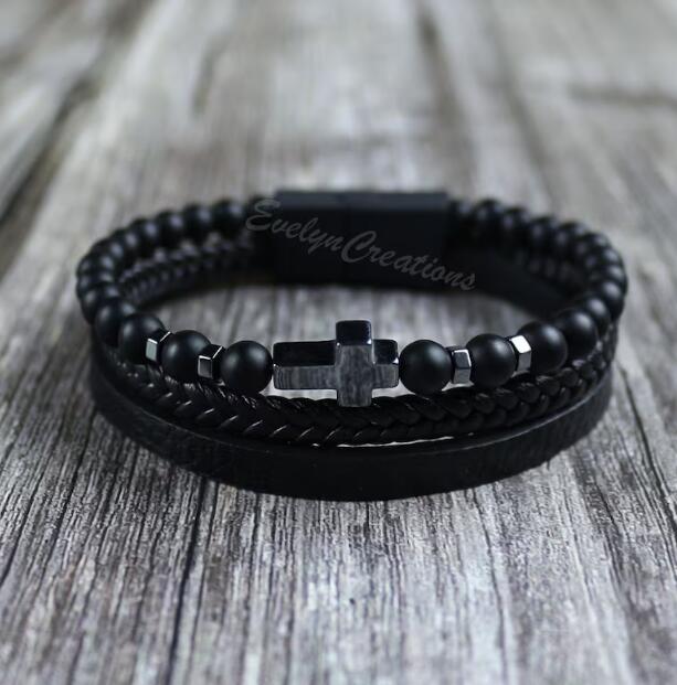 Men's Black Onyx Bracelet