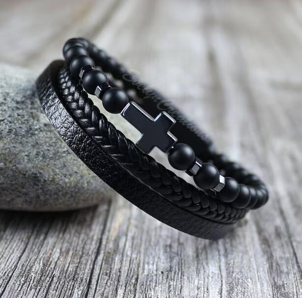 Men's Black Onyx Bracelet