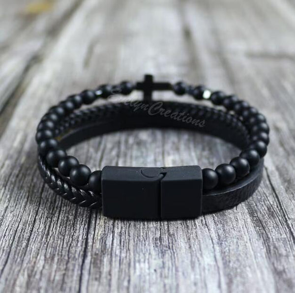 Men's Black Onyx Bracelet