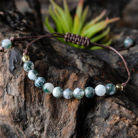Natural Stone Healing Spiritual Protection Anxiety Stress Relief Bracelet