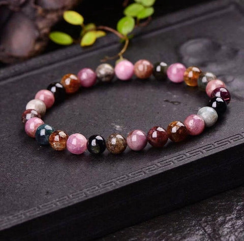 8mm Tourmaline Stone Emotional Healing Bracelet