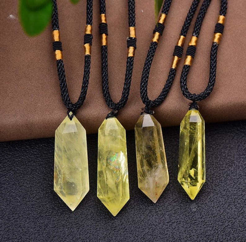 Citrine Pendant Necklace