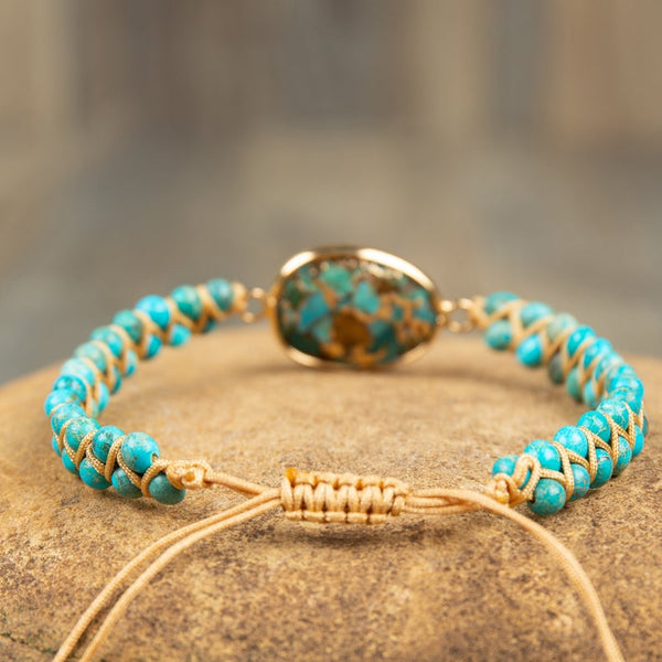 Natural Turquoise Gemstone Bracelet