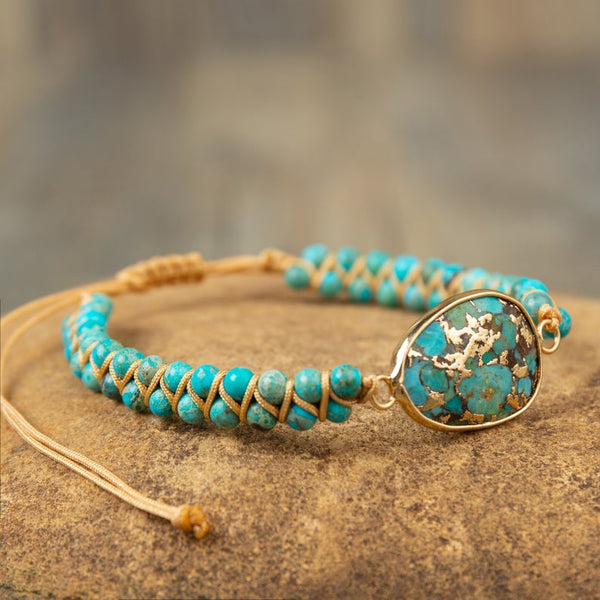 Natural Turquoise Gemstone Bracelet